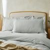 Mineral Blue 300 Thread Count Oxford Pillowcase Pair with Tie Hem