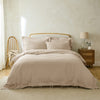 Stone 300 Thread Count Superking Pillowcase Pair with Tie Hem