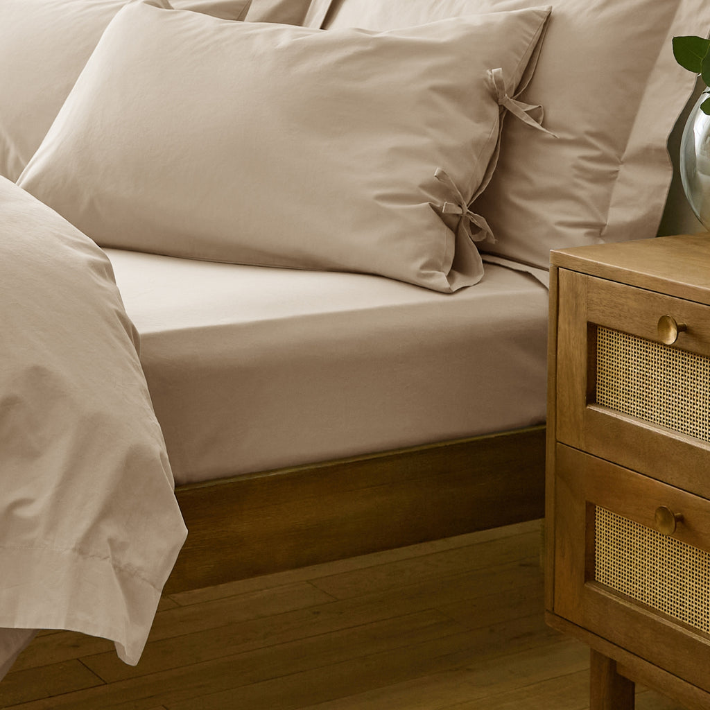Stone 300 Thread Count Essential Deep Fitted Sheet