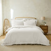 White 300 Thread Count Superking Oxford Pillowcase Pair with Tie Hem