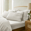 White 300 Thread Count Superking Oxford Pillowcase Pair with Tie Hem