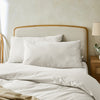 White 300 Thread Count Standard Pillowcase Pair with Tie Hem