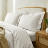 White 300 Thread Count Superking Oxford Pillowcase Pair with Tie Hem