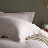 Rose Linen Viscose Blend Oxford Pillowcase Pair