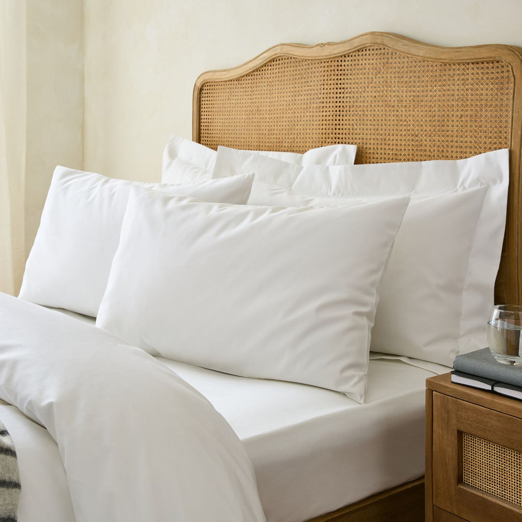 White 1000 Thread Count Luxe Standard Pillowcase Pair