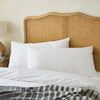 White 1000 Thread Count Luxe Standard Pillowcase Pair