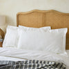 White 1000 Thread Count Luxe Superking Oxford Pillowcase Pair