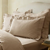 Stone Linen Cotton Blend Oxford Pillowcase Pair