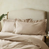 Stone Linen Cotton Blend Oxford Pillowcase Pair