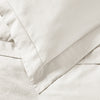 White Linen Cotton Blend Superking Oxford Pillowcase Pair