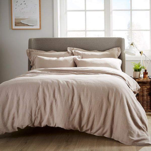 Belgian flax linen duvet cover deals
