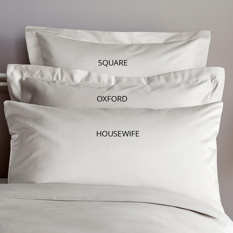 Pillowcase sizes and terminology explained.