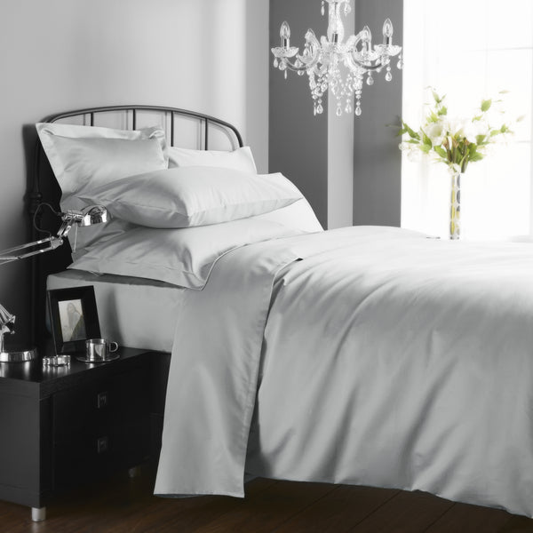 Luxurious 1000 Thread Count Duvet Cover Ice Grey Bed & Bath