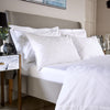 White 300 Thread Count Rococo Jacquard Oxford Pillowcase x1