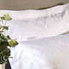 White 300 Thread Count Rococo Jacquard Oxford Pillowcase x1