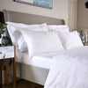 White 300 Thread Count Rococo Jacquard Standard Pillowcase Pair