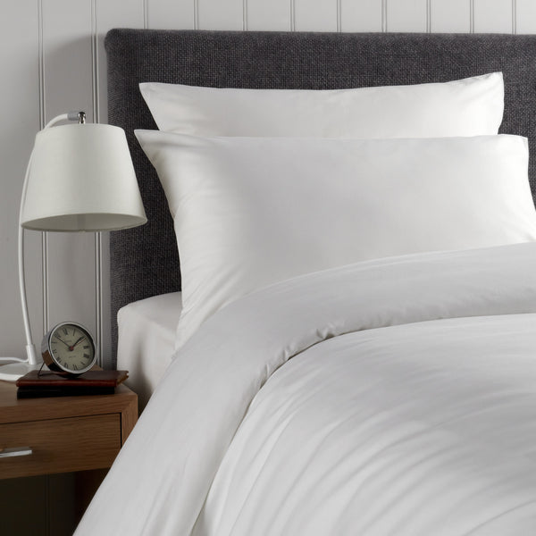 White 400 Thread Count Cotton Duvet Cover