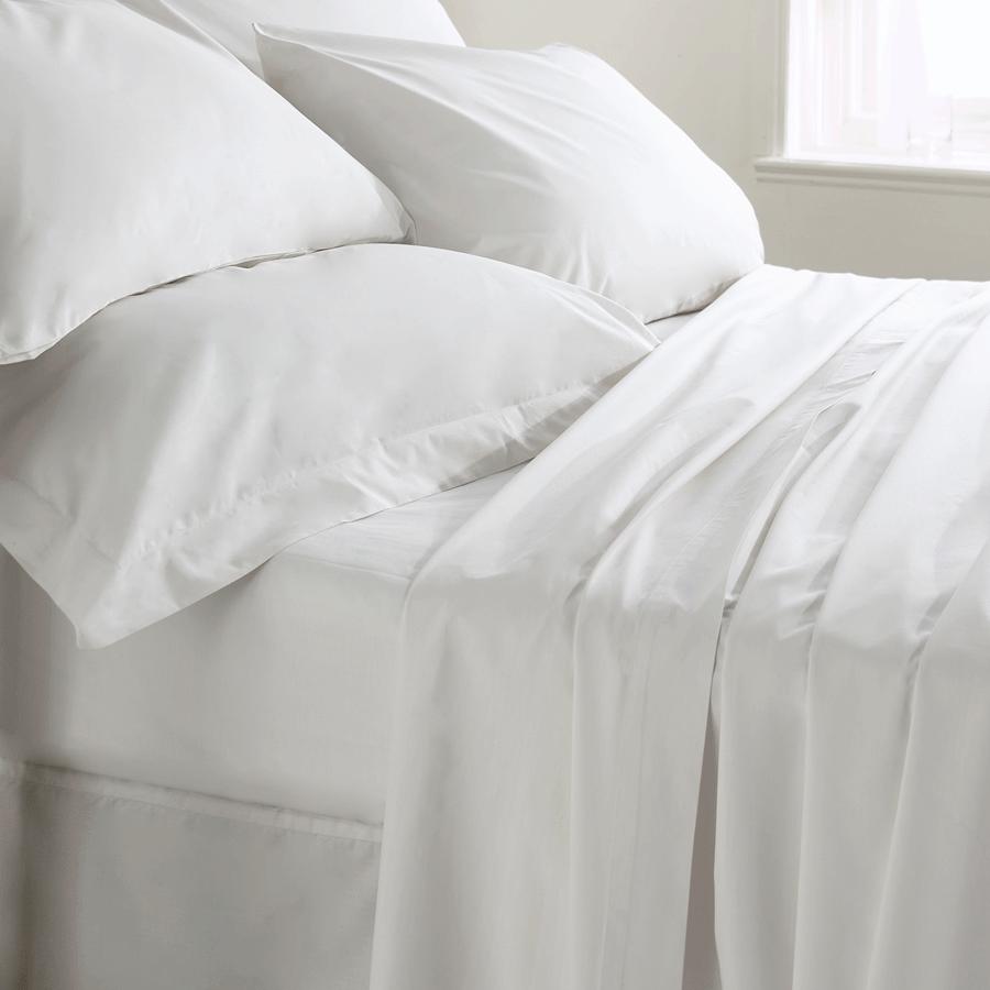 400 Thread Count Fitted Sheet White Bed & Bath Emporium Bed and
