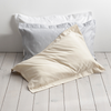 White 600 Thread Count Sateen Soft Oxford Pillowcase x1