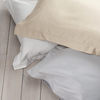 White 600 Thread Count Sateen Soft Oxford Pillowcase x1