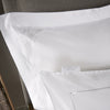 White 600 Thread Count Embroidered Oxford Pillowcase with White Motif Corner x1