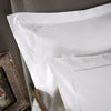 White 600 Thread Count Embroidered Oxford Pillowcase with White Motif Corner x1