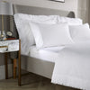 White 600 Thread Count Duvet Cover with Paisley Border