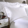 White 600 Thread Count Oxford Pillowcase with Paisley Border x1