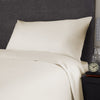 Ivory 600 Thread Count Sateen Soft Superking Pillowcase x1