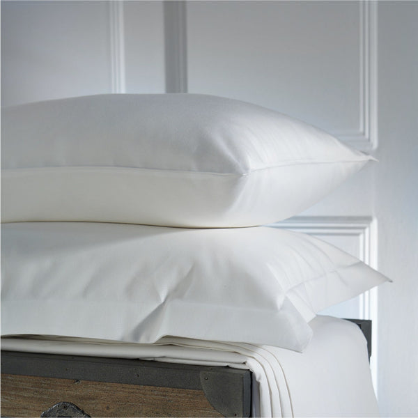 White 600 Thread Count Sateen Soft Superking Pillowcase x1