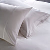 White Austell 800 Thread Count Standard Pillowcase Pair with White Double Cord Embroidery