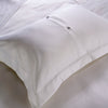 White Austell 800 Thread Count Oxford Pillowcase with White Double Cord Embroidery x1