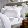 White Private Collection Soft & Durable Linen Fitted Sheet
