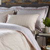 Parchment & Grey Home Modern Design Milo Patterned Duvet Set with Contrast Piping