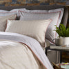 Parchment & Grey Home Modern Design Milo Patterned Oxford Pillowcase with Contrast Piping x1