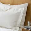 White 1000 Thread Count Luxe Square Pillowcase Pair