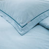 Yard Dye Woven Chambray Stripe Duvet Set - Superking