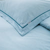Yard Dye Woven Chambray Stripe Duvet Set - Superking