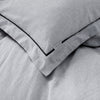 Yard Dye Woven Chambray Stripe Duvet Set - Single