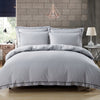 Yard Dye Woven Chambray Stripe Duvet Set - Superking