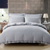 Yard Dye Woven Chambray Stripe Duvet Set - Superking
