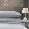 Yard Dye Woven Chambray Stripe Duvet Set - Superking