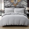 Yard Dye Woven Chambray Stripe Duvet Set - Single