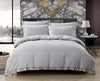 Yard Dye Woven Chambray Stripe Duvet Set - Superking