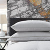 Yard Dye Woven Chambray Stripe Duvet Set - Superking