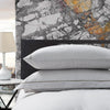 Yard Dye Woven Chambray Stripe Duvet Set - Superking