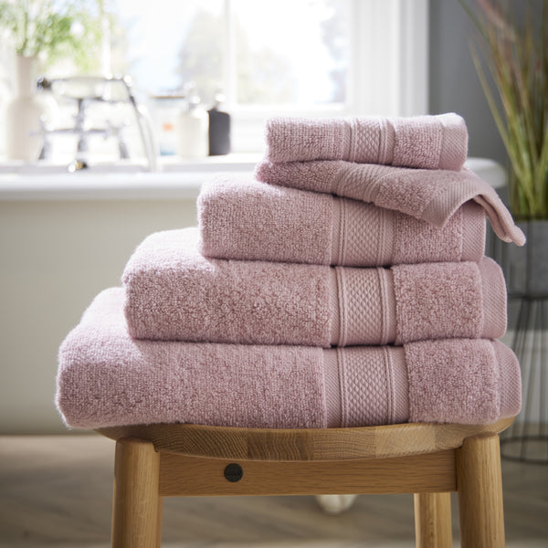 Dusky Pink Supremely Soft Quick Drying Zero Twist Towel