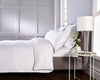 400TC Piped Duvet Set KING