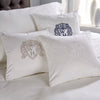 Austell 800 Thread Count Embroidered Boudoir Cushion Cover - 35cm x 35cm